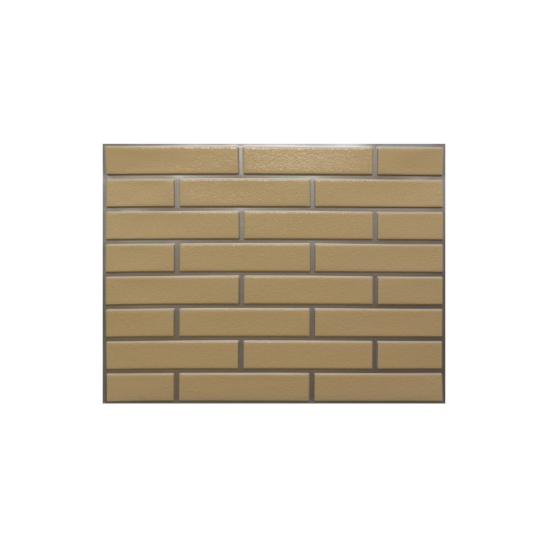 OKŁADZINA ścienna 3D Kuchnia CEGŁA PCV OS04 BEŻ + SREBNA FUGA