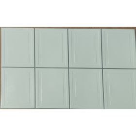 OKŁADZINA ścienna 3D Kuchnia CEGŁA PCV OS 09 KREMOWA+ SREBNA FUGA