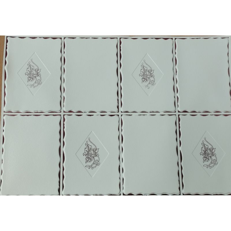 OKŁADZINA ścienna 3D Kuchnia CEGŁA PCV OS20 BIAŁA+ CZERWONA FUGA