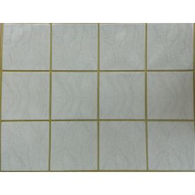 OKŁADZINA ścienna 3D Kuchnia CEGŁA PCV OS17 BEŻOWY+ ZLOTA FUGA