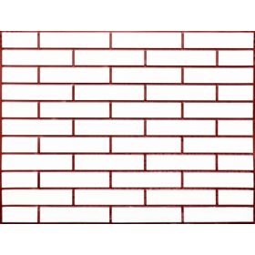 OKŁADZINA ścienna 3D Kuchnia CEGŁA PCV OS04 BIAŁA CEGŁA+ BORDOWA FUGA