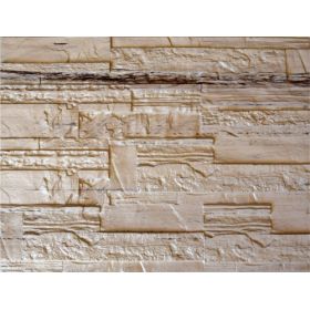 OKŁADZINA ścienna 3D Kuchnia PŁYTKI PCV OS31 BEŻOWY PIASKOWIEC + DREWNO