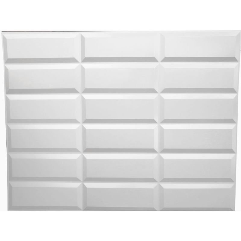 OKŁADZINA ścienna 3D Kuchnia PŁYTKI PCV OS 28 BIAŁE KAFLE