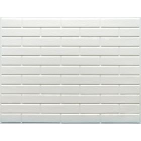 OKŁADZINA ścienna 3D Kuchnia CEGŁA PCV OS03 BIAŁA CEGŁA