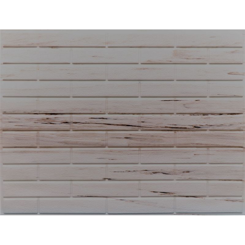 OKŁADZINA ścienna 3D Kuchnia CEGŁA PCV OS03 SZARA CEGŁA + DREWNO