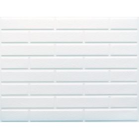 OKŁADZINA ścienna 3D Kuchnia CEGŁA PCV OS04 BIAŁA CEGŁA