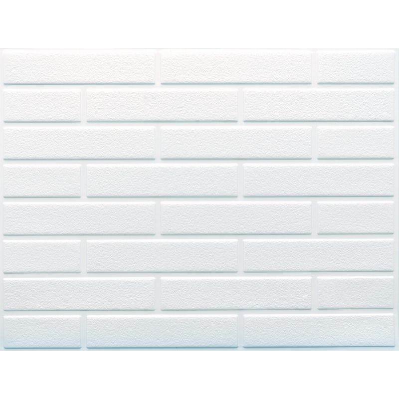 OKŁADZINA ścienna 3D Kuchnia CEGŁA PCV OS04 BIAŁA CEGŁA