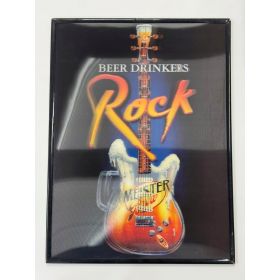 Plakat obrazek w ramie czarny 40x30 Rock And Roll Gitara
