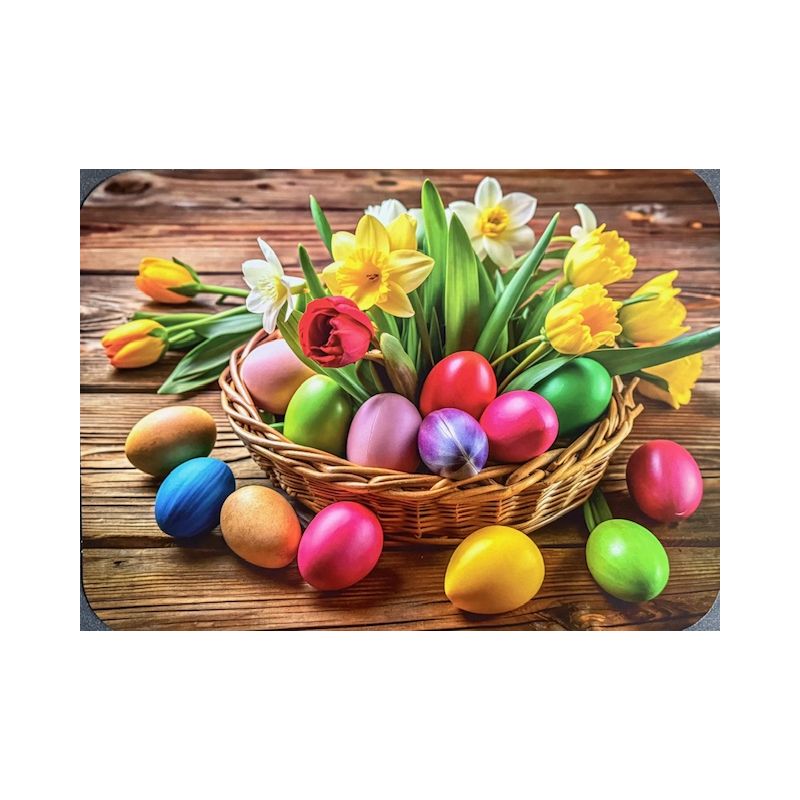 SEBMAR PODKŁADKA MATA STOŁOWA WIELKANOCNA PISANKI