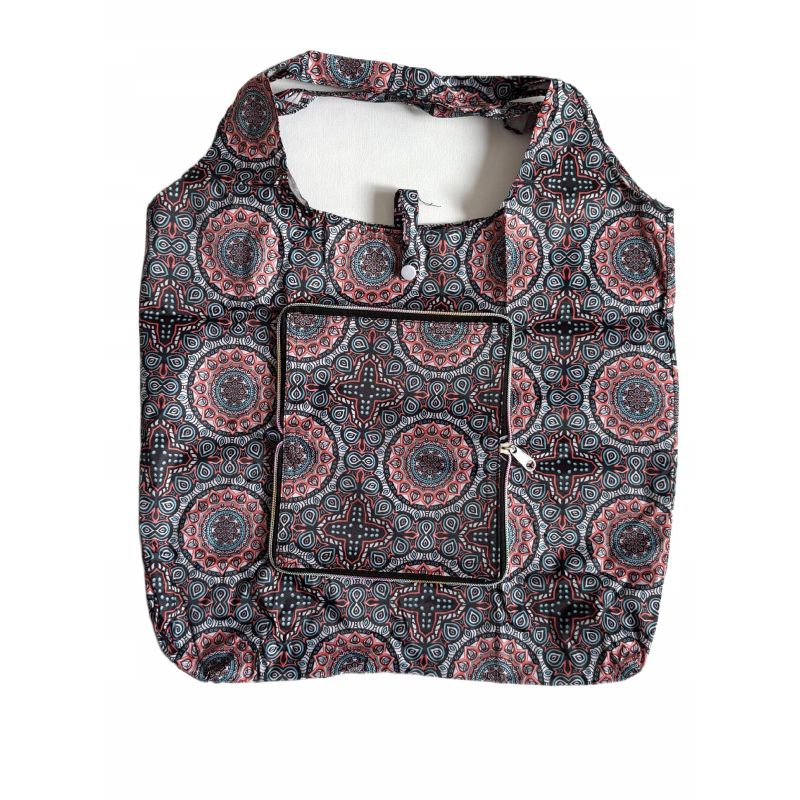 TORBA siatka na zakupy składana, nieprzemakalna shopperka 40x35 ORIENTALNA