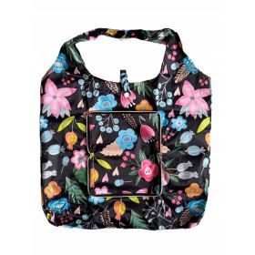 TORBA siatka na zakupy składana, nieprzemakalna shopperka 40x35 kokardy