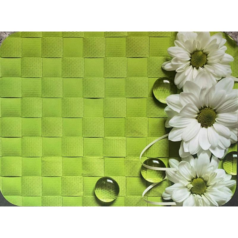 Podkładka mata na stół dwustronna korkowa laminowana 39x28,5 cm kwiaty róże