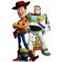 KOMPLET 3 NAKLEJKI Dziecięce TOM SAMOLOT TOY STORY