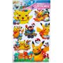 KOMPLET 3 NAKLEJKI Dziecięce 3D POKEMON MIENIĄCE
