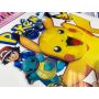 KOMPLET 3 NAKLEJKI Dziecięce 3D POKEMON MIENIĄCE