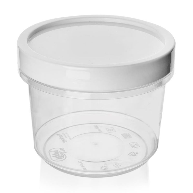 Pojemnik na żywność z uszczelką zakręcany na zupę 560 ml do mikrofali