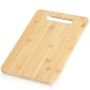 Deska do krojenia i serwowania bambusowa 28x20 cm z uchwytem