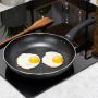 Patelnia granitowa powłoka Simple Home 24 cm uniwersalna gaz indukcja