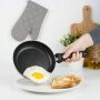Patelnia granitowa powłoka Simple Home 24 cm uniwersalna gaz indukcja