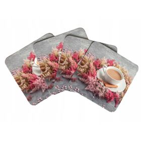 PODSTAWKA POD KUBEK FILIŻANKA KAWY KPL 4 SZTUKI