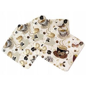 PODSTAWKA POD KUBEK FILIŻANKI KAWY KPL 4 SZTUKI