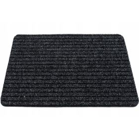Wycieraczka 40x60 mata antypoślizgowa ANTRACYT prążek