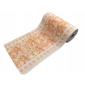 Dywanik Mata Antypoślizgowa łazienka 65x10cm RUDA BEŻ MARMUR WZÓR DD-1076E