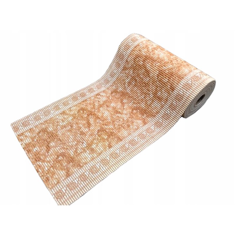 Dywanik Mata Antypoślizgowa łazienka 65x10cm RUDA BEŻ MARMUR WZÓR DD-1076E