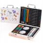 Zestaw Artystyczny dla Dzieci z Walizką 68 elementów kredki farbki