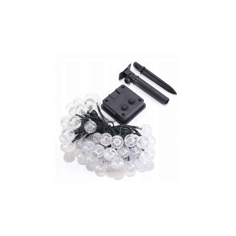 Girlanda świetlna solarna 7m 40 diod LED lampki solarne wodoodporne