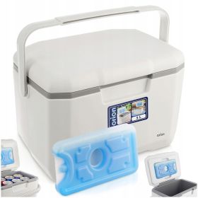 Solidna Lodówka turystyczna z wkładem chłodzącym 5 l w zestawie