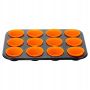 Forma do muffinek granitowa Vilde 26,5 x 35,5cm z foremkami silikonowymi