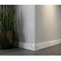 Listwa przypodłogowa Korner Verona KX05 80mm 2,4m MARMUR BIANCO