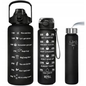 Zestaw 3 Butelek Sportowych na Wodę 2000ml, 900ml, 300ml BIDON 3w1