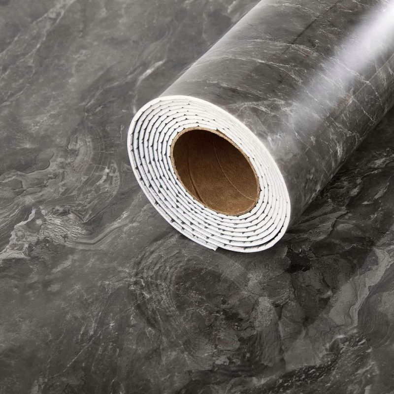 PANEL W ROLCE TPM0000020 SAMOPRZYLEPNY PCV MARMUR ANTRACYT 60x280cm