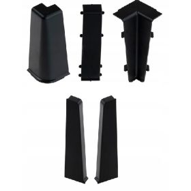 AKCESORIA DO LISTWY HI LINE PRESTIGE CZARNE MAT CENA ZA SZTUKĘ