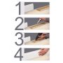 LISTWA PRZYPODŁOGOWA MDF 6 RYFEL BIAŁA