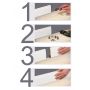 LISTWA PRZYPODŁOGOWA MDF 6 RYFEL BIAŁA