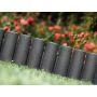 Obrzeże ogrodowe wbijana palisada płotek ogrodowy 250 cm grafitowy szary