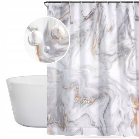 Zasłona łazienkowa prysznicowa winylowa wodoodporna 180 x 180 cm MARMUR