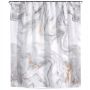 Zasłona łazienkowa prysznicowa winylowa wodoodporna 180 x 180 cm MARMUR