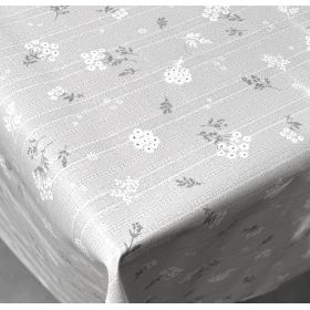 CERATA WIOSENNA MOTYW DROBNEJ ŁĄCZKI NA SZARYM TLE NA METRY ZMYWALNA