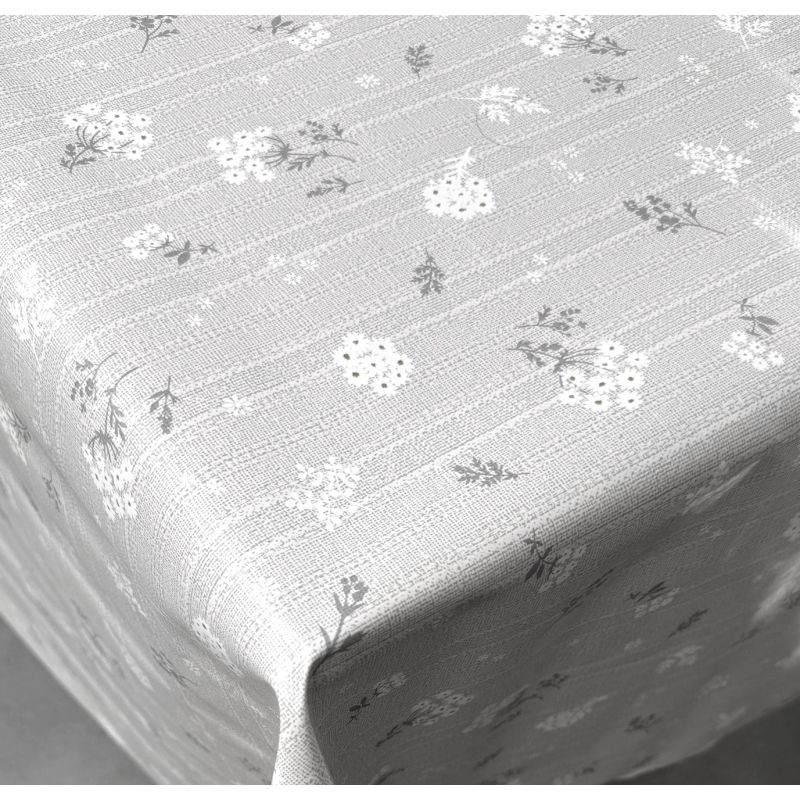 CERATA WIOSENNA MOTYW DROBNEJ ŁĄCZKI NA SZARYM TLE NA METRY ZMYWALNA