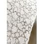 Cerata KORONKA BIAŁA DROBNE RÓŻYCZKI PCV Z PODBITKĄ 137 CM
