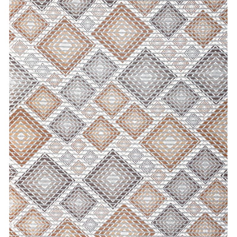 Dywanik Mata Antypoślizgowa łazienka 65x10 cm BRĄZ BEŻ KREM ROMBY DD-1375B
