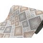 Dywanik Mata Antypoślizgowa łazienka 65x10 cm BRĄZ BEŻ KREM ROMBY DD-1375B