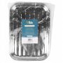 Blacha do grillowania stalowa perforowana 34,5x24 cm tacka na grilla
