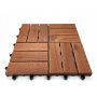 Płytka tarasowa Akacja 30 x 30 cm 12 klepek system click na balkon taras