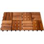 Płytka tarasowa Akacja 30 x 30 cm 12 klepek system click na balkon taras