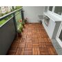 Płytka tarasowa Akacja 30 x 30 cm 12 klepek system click na balkon taras